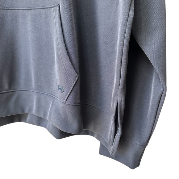 Under Armour Women's Sheen Fleece Mock Neck Mirage Pullover, Size 2XL - Picture 3 of 7